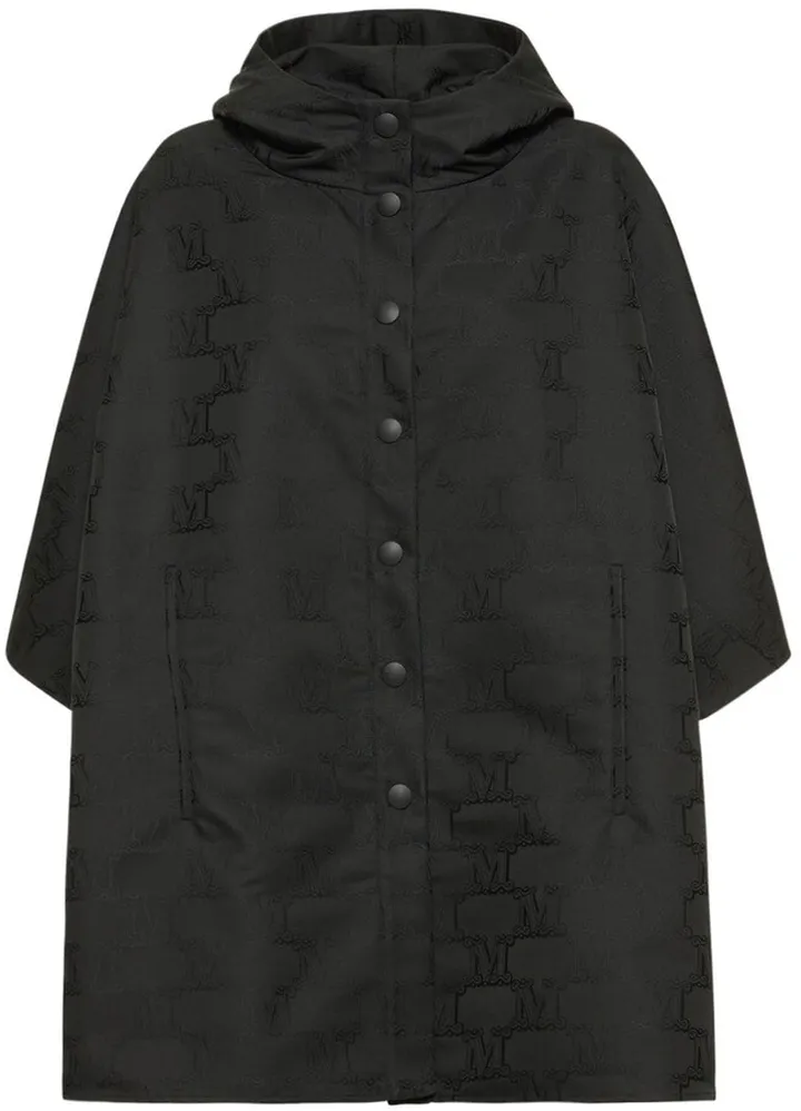 Aeroso monogram jacquard tech cape