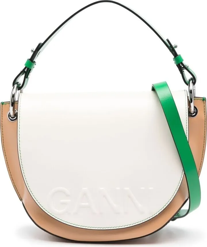 Colorblock Banner Saddle bag