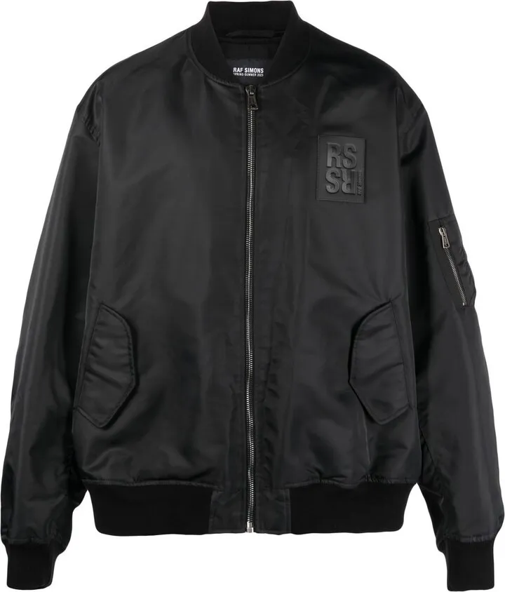 Logo-Patch Bomber Jacket