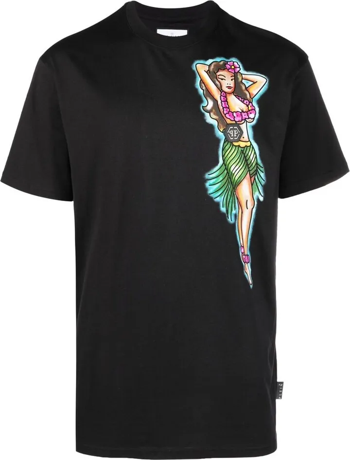 graphic-print short-sleeve T-shirt