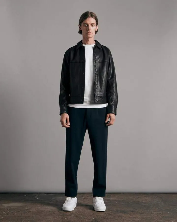 Owen Leather Trucker
