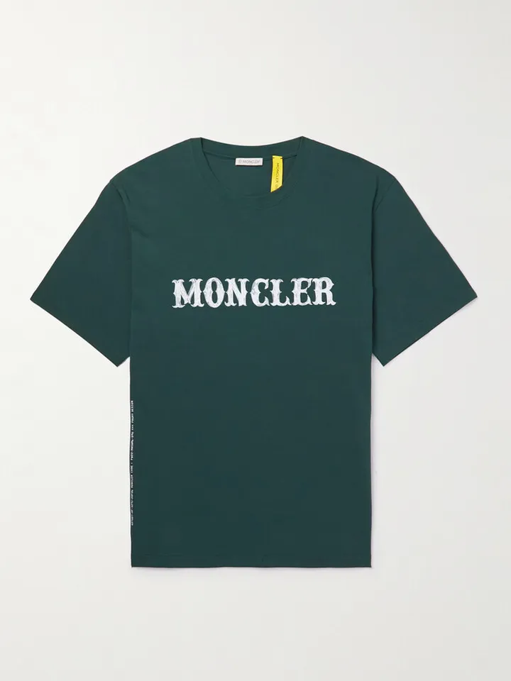 7 Moncler FRGMT Hiroshi Fujiwara Logo-Print Cotton-Jersey T-Shirt