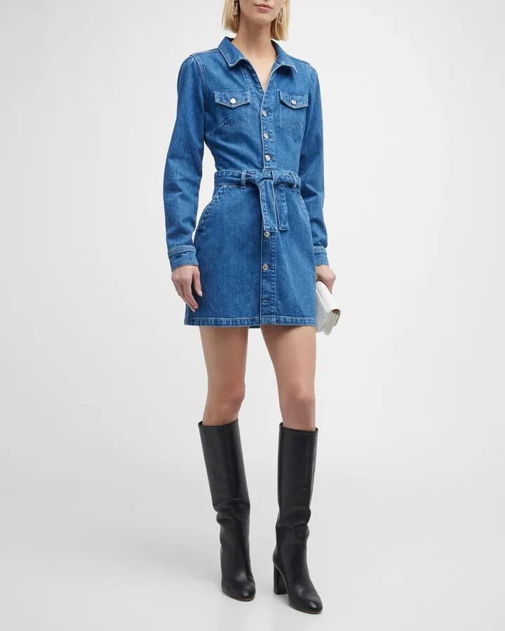 Mayslie Denim Shirtdress