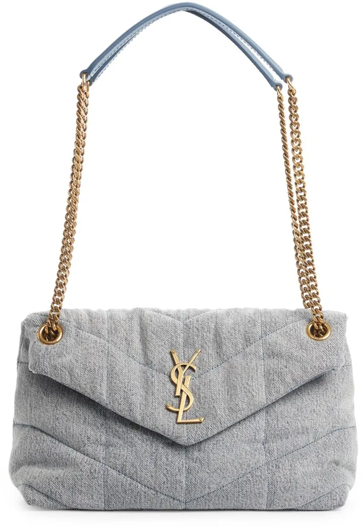 Small Lou Jersey Puffer Bag