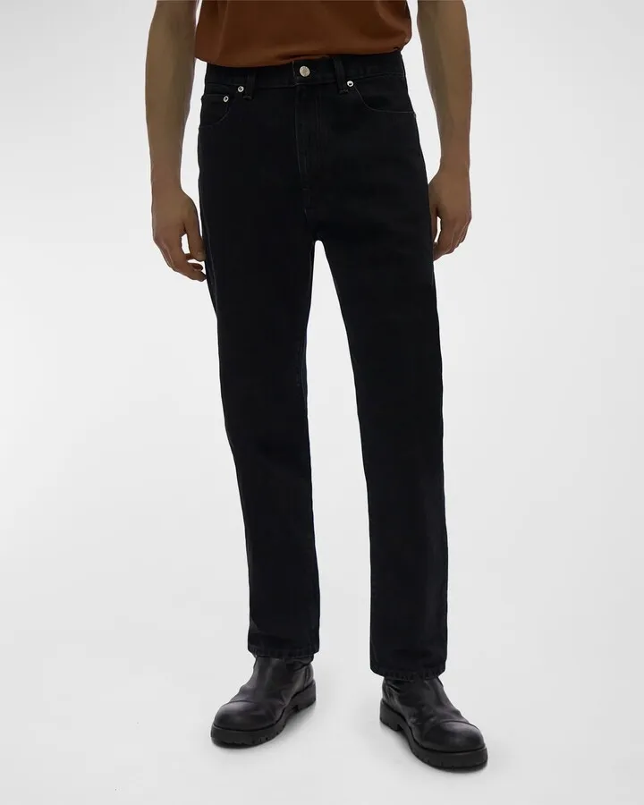 Men's Straight-Leg Monochrome Jeans