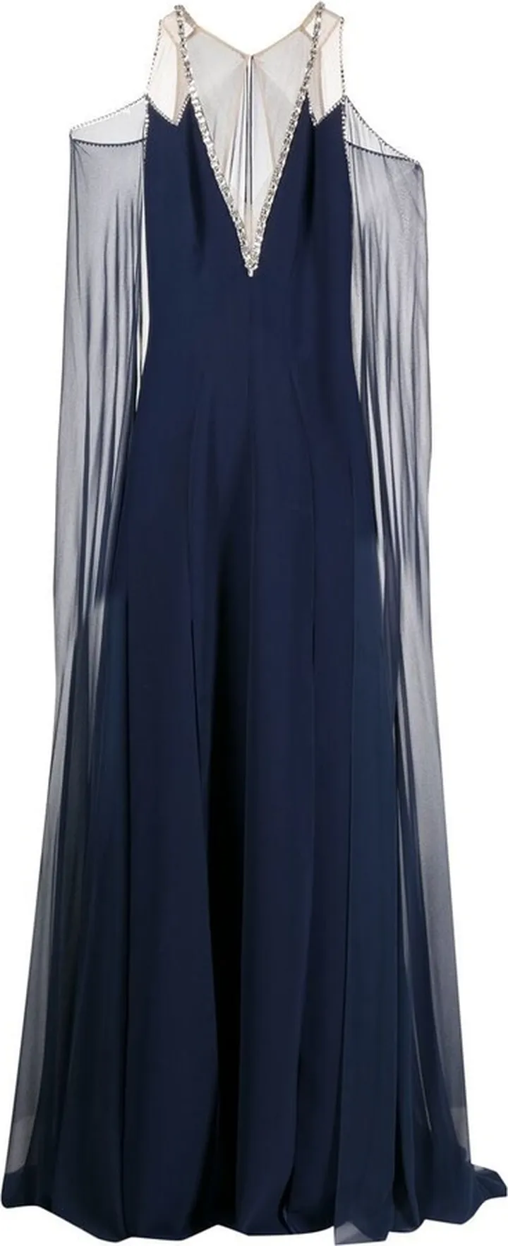 Vivien V-neck gown