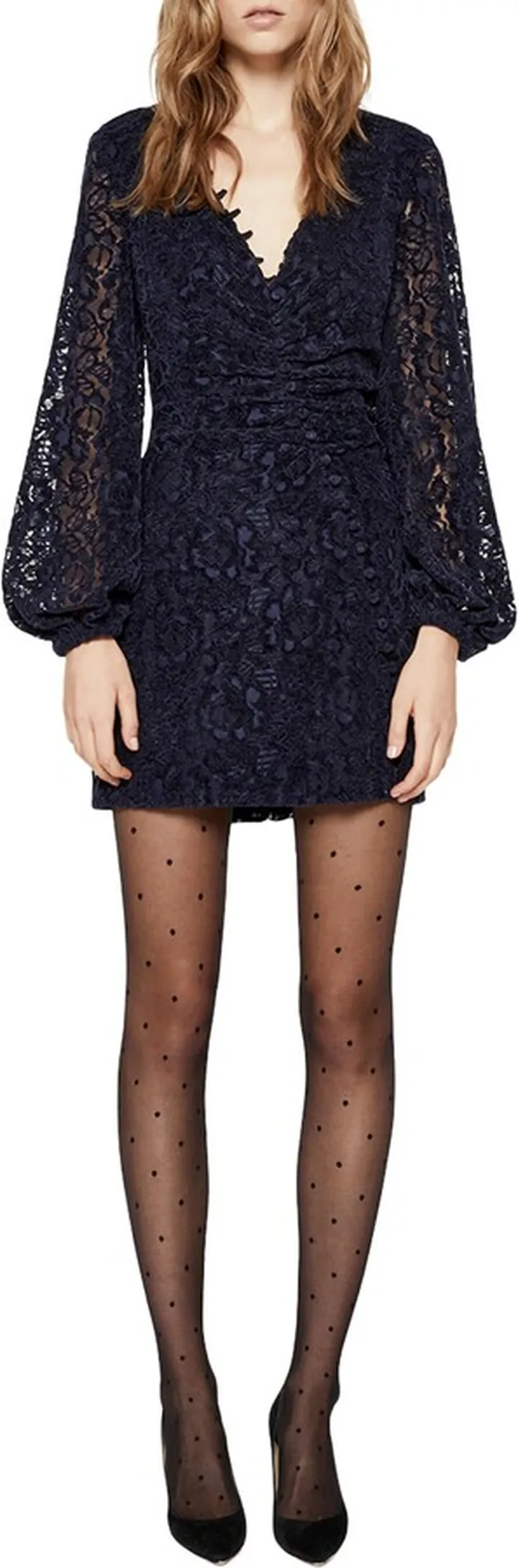 Reid Lace Long Sleeve Minidress