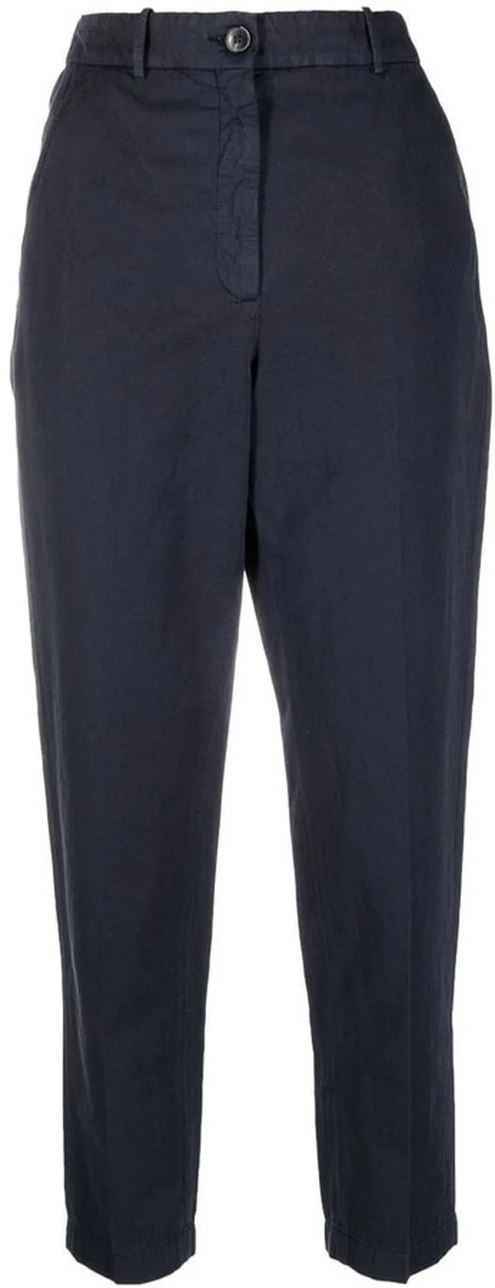 Mid-Rise Cropped Trousers