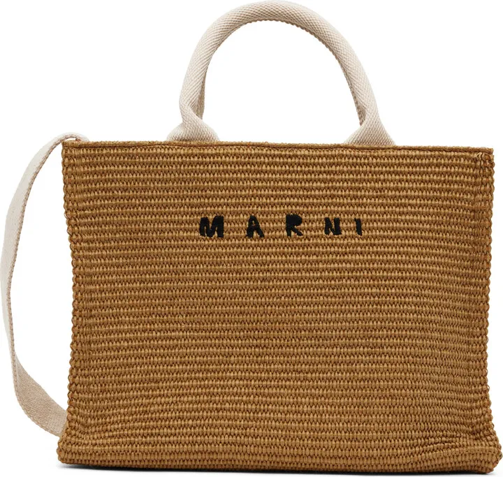 Marni Brown Small East West Tote