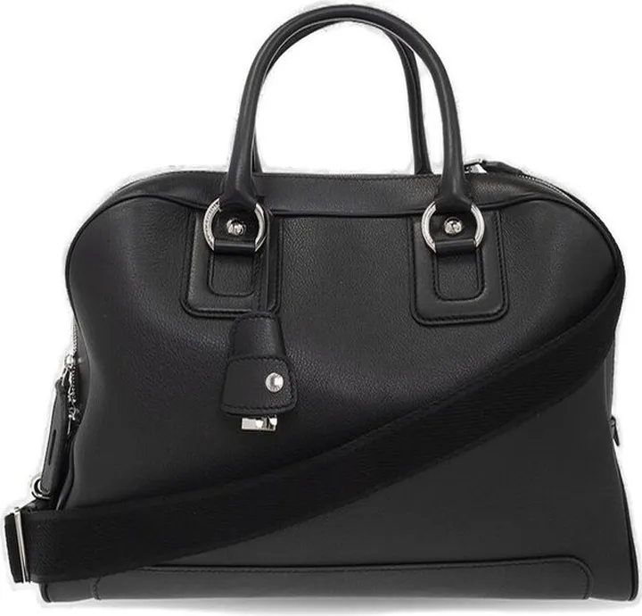 Dolce & Gabbana Logo Plaque Zipped Shoulder Bag