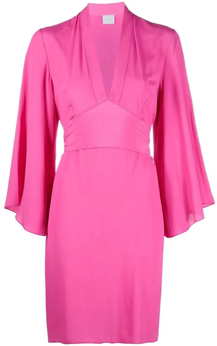 Tied-Waist Mini Dress
