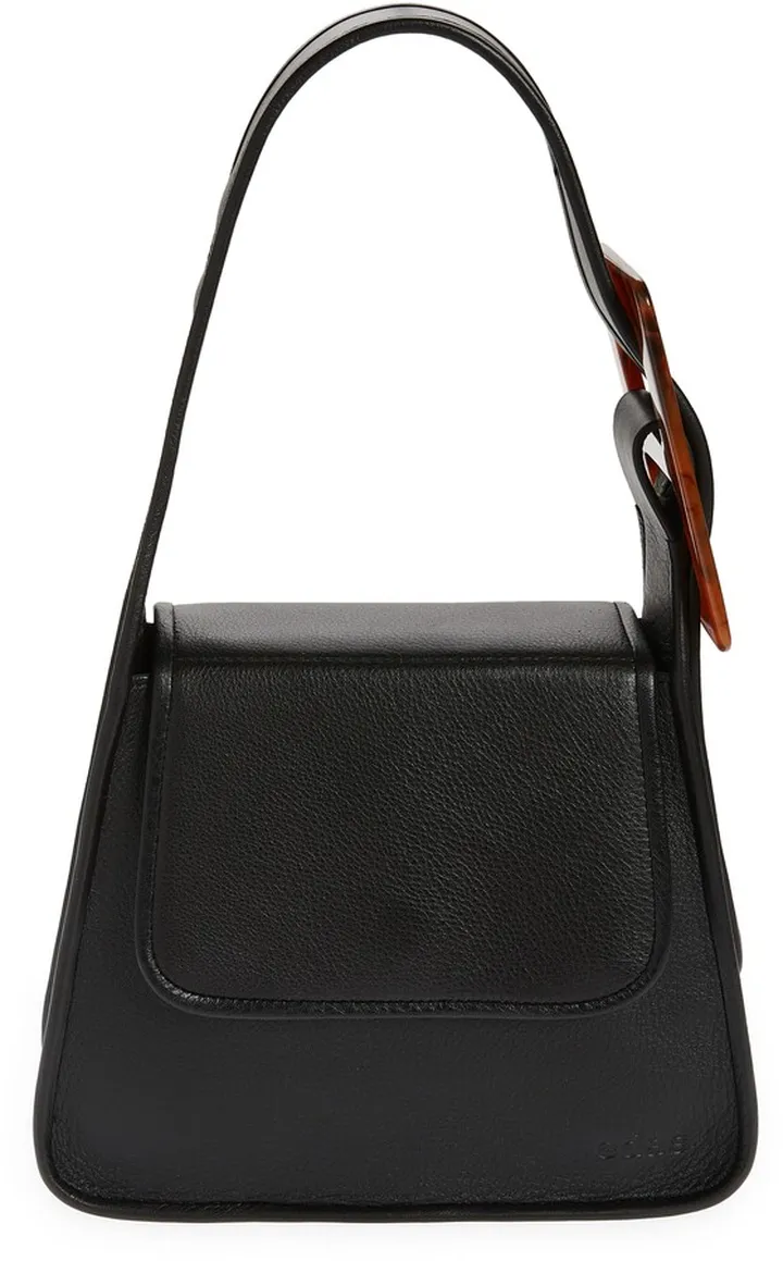 Yshaia Leather Shoulder Bag