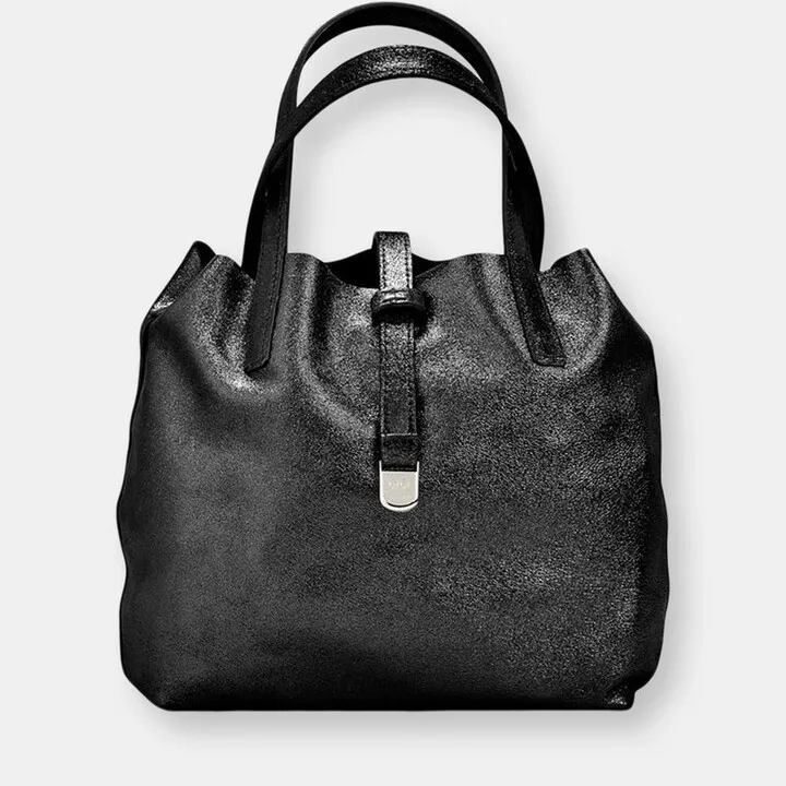 GiGi New York Reversible Mini Luna Tote - Black