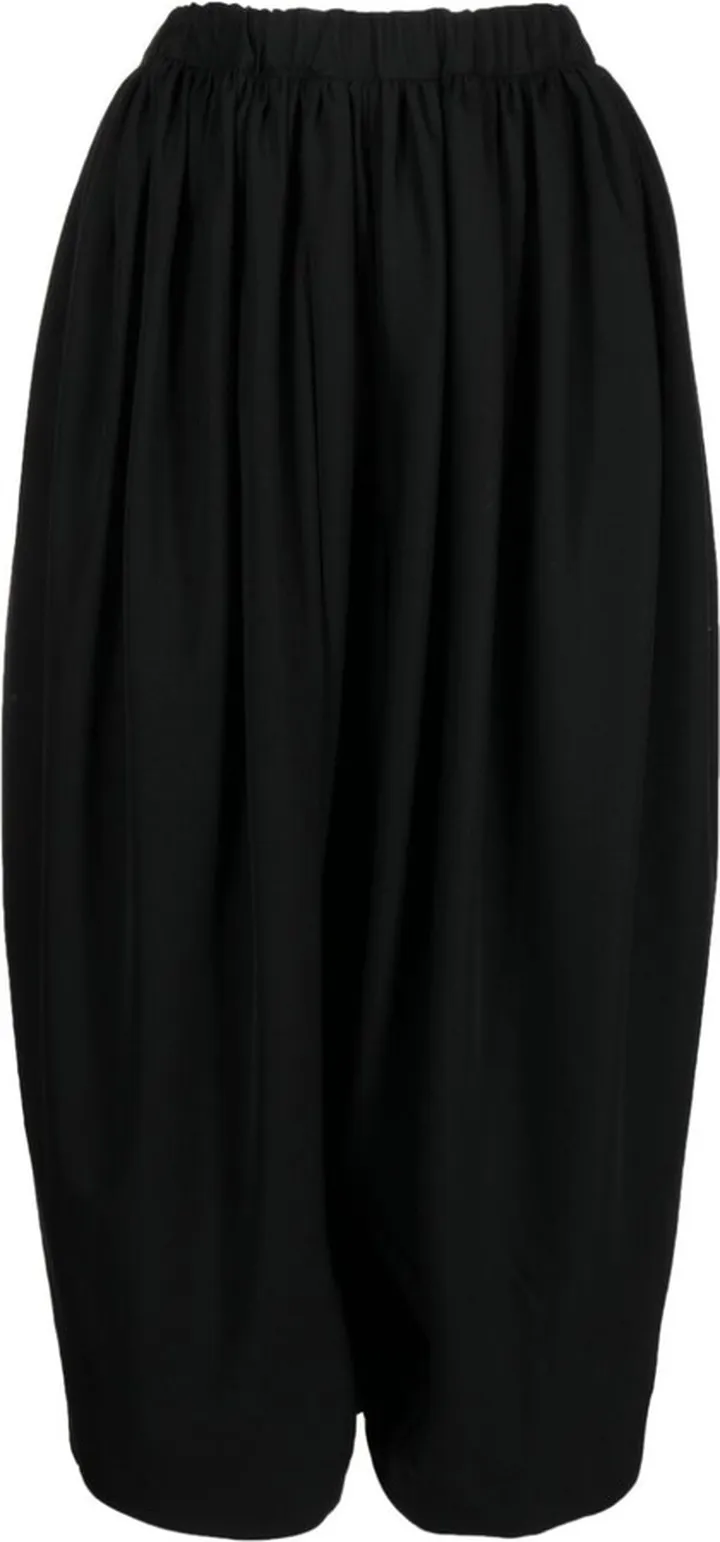 Cropped Wide-Leg Trousers