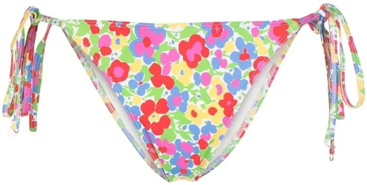 Leo floral-print bikini bottoms