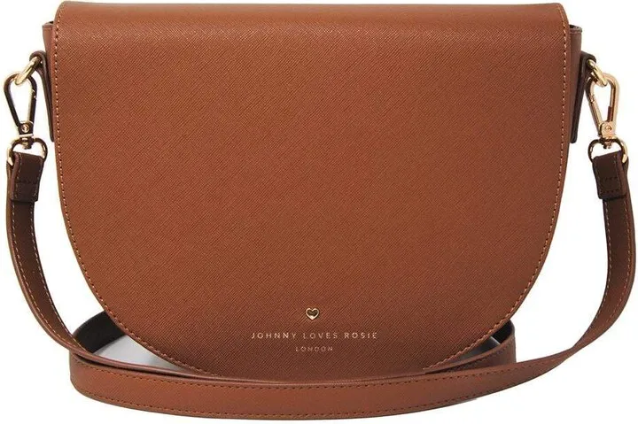 Johnny Loves Rosie - Tan Sadie Saddle Bag