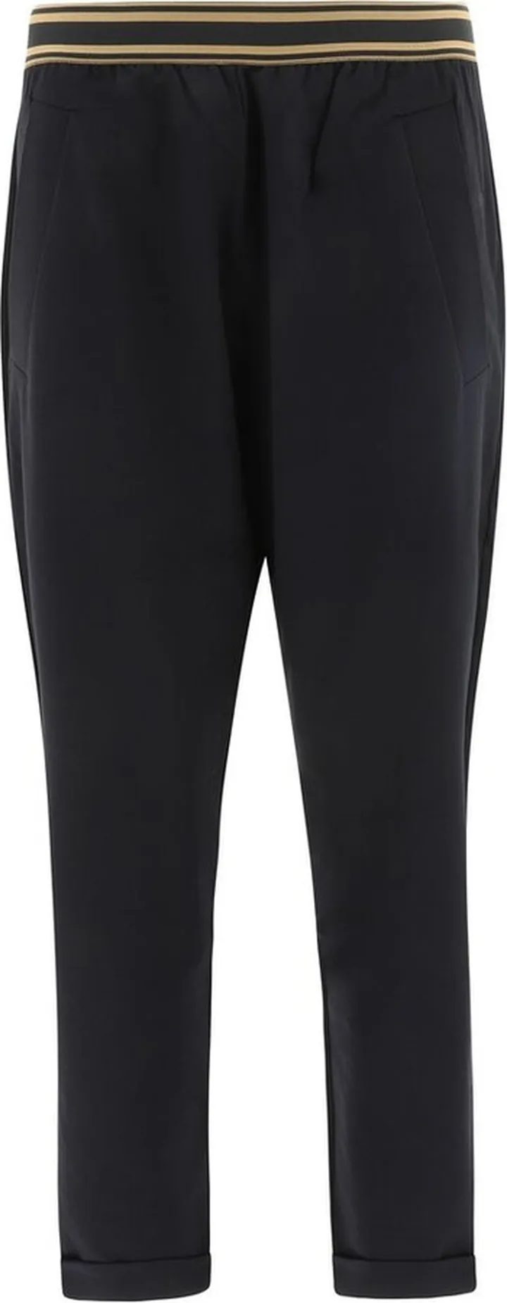 Brunello Cucinelli Cropped Straight Leg Trousers