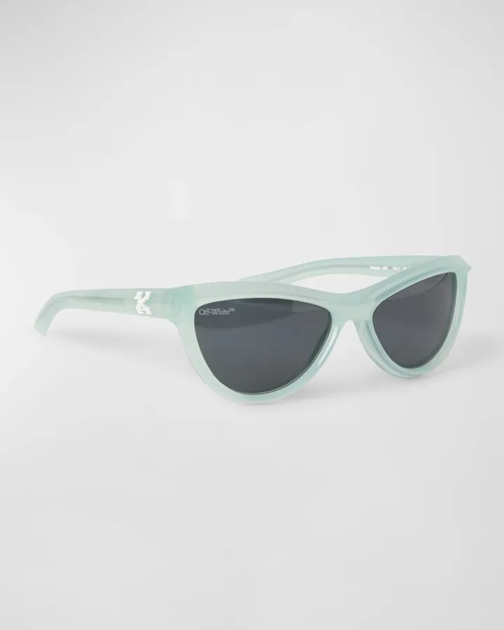 Atlanta Teal Acetate Cat-Eye Sunglasses