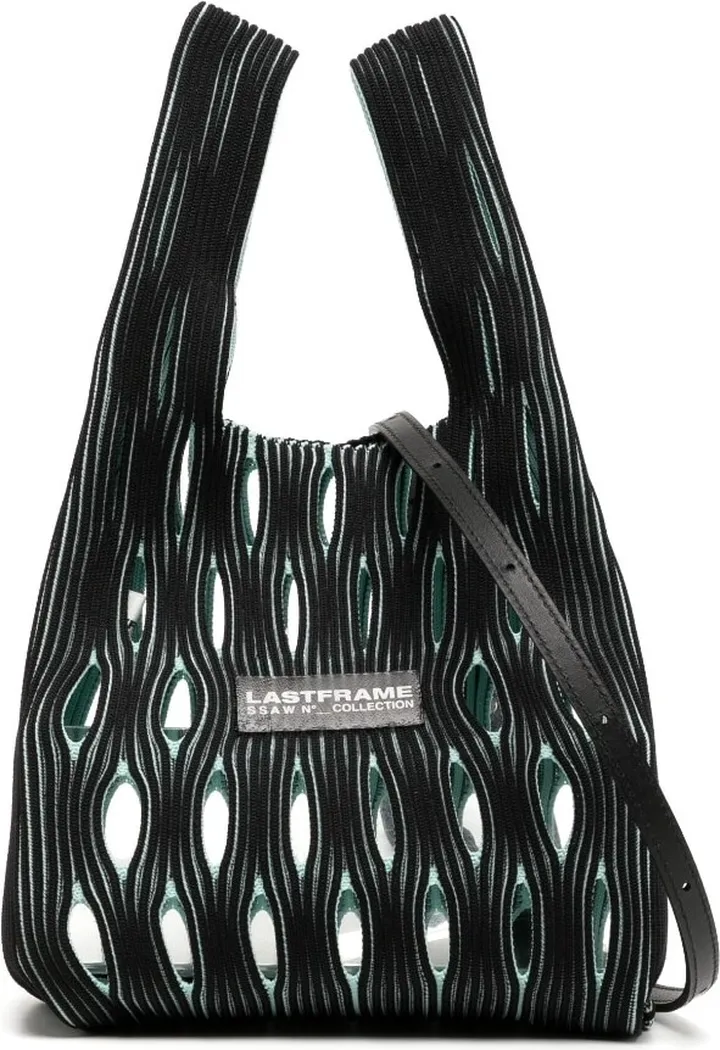 Two-Tone Cut-Out Bag