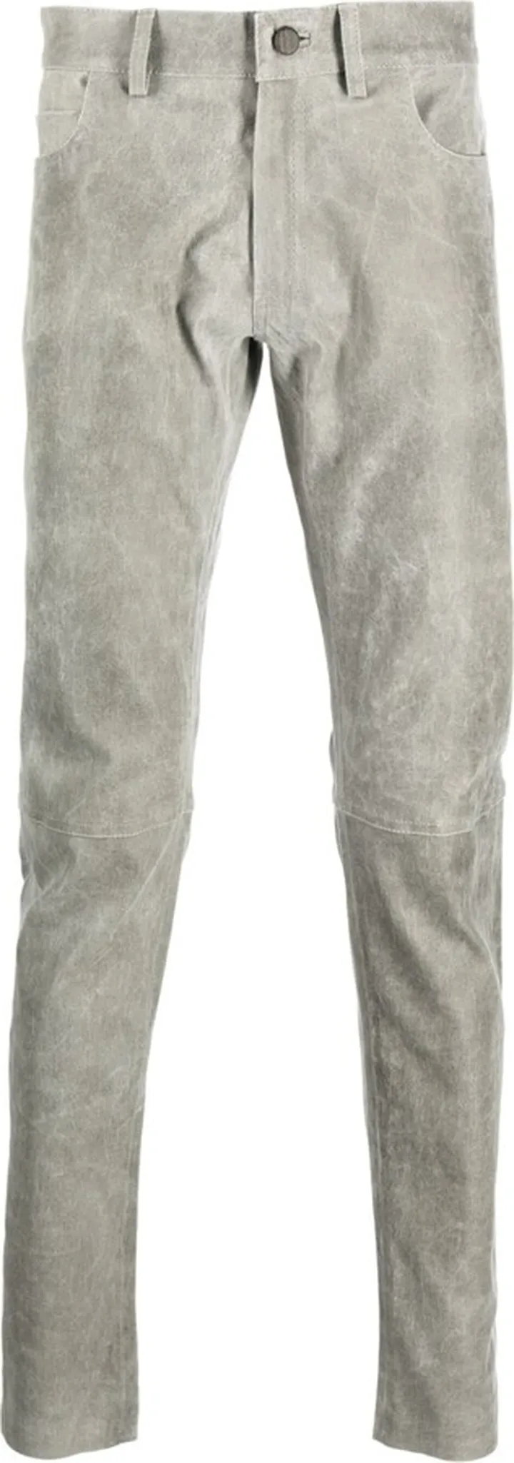 Leather Skinny-Leg Trousers