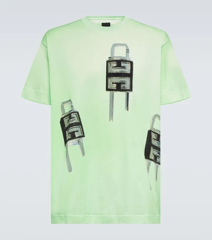 4G Padlock printed cotton T-shirt