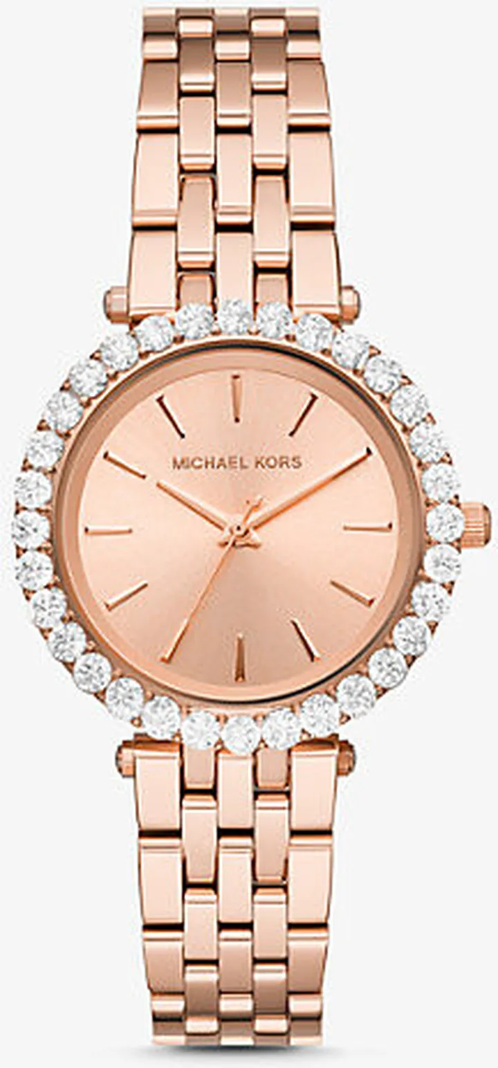 Darci Pavé Rose Gold-Tone Watch