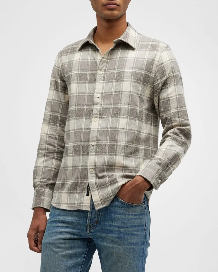 Men's Boucle Flannel Sport Shirt