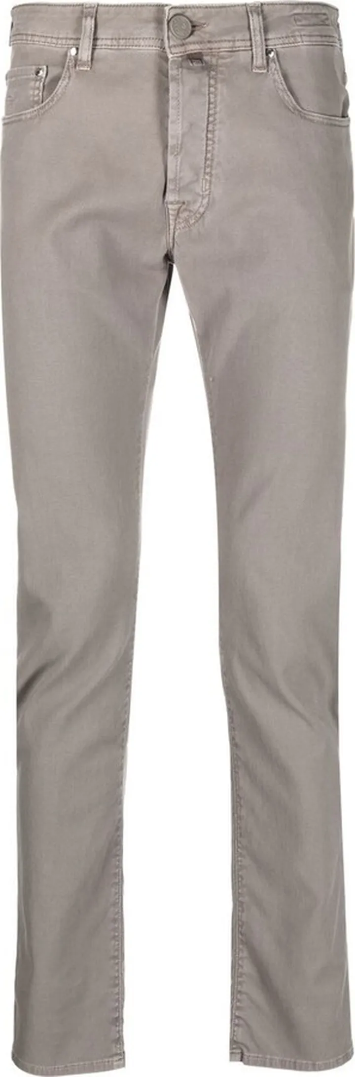 Textured-Finish Straight-Leg Pants