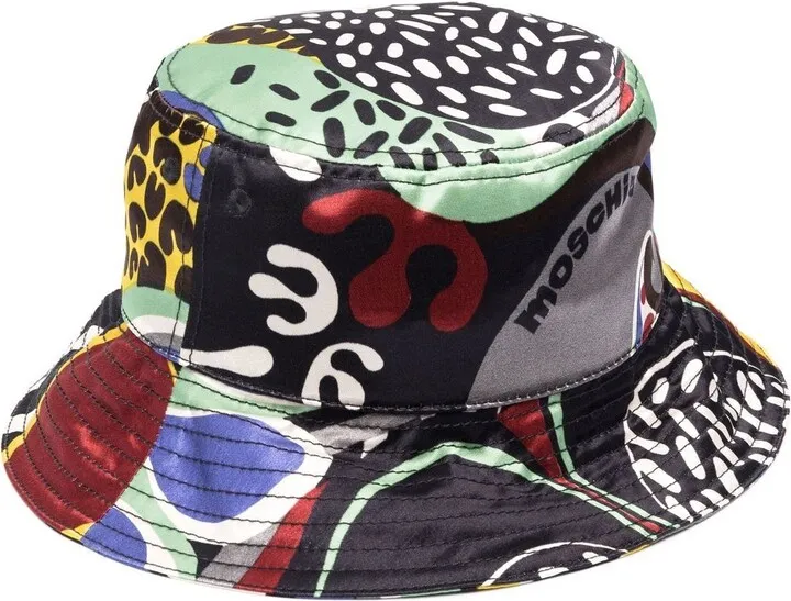 Graphic-Print Bucket Hat