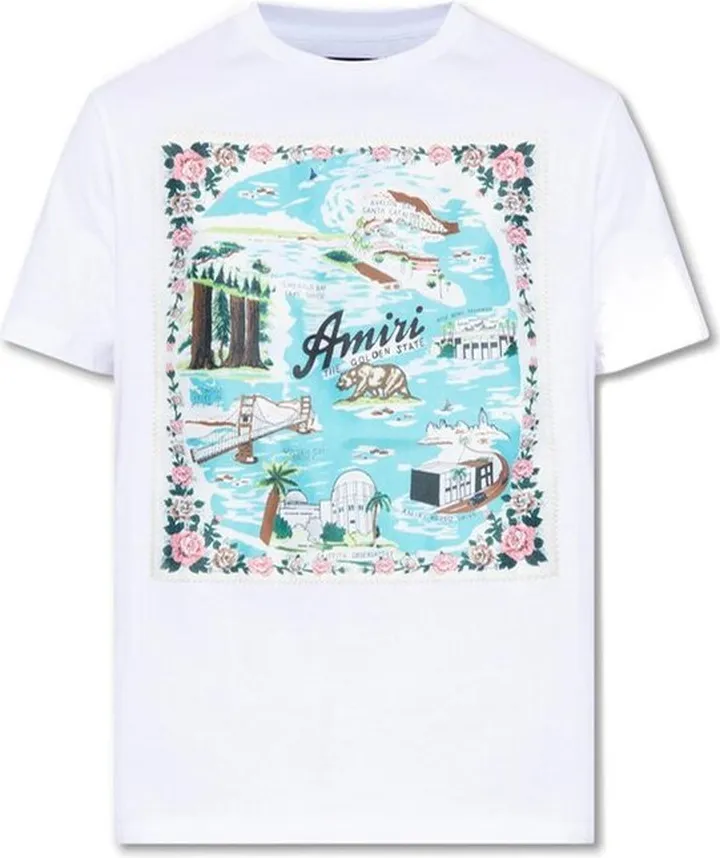 Amiri Graphic Printed Crewneck T-Shirt