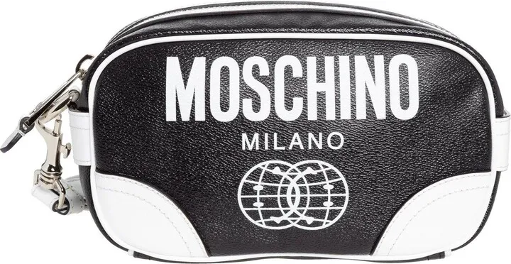 Logo Printed Toiletry Bag Moschino