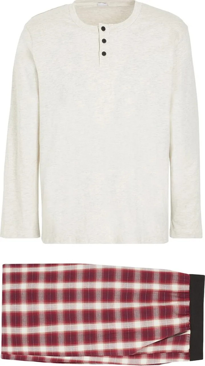 Organic Cotton Pyjama Set Sleepwear Ivory