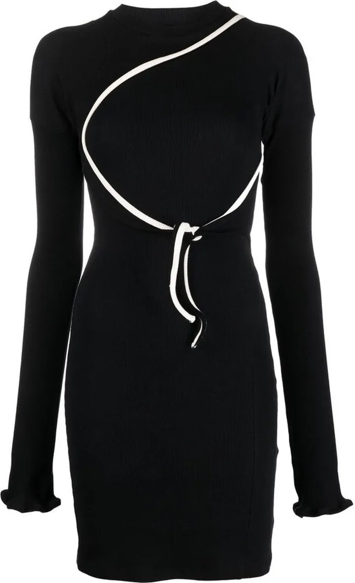 Long-Sleeve Minidress