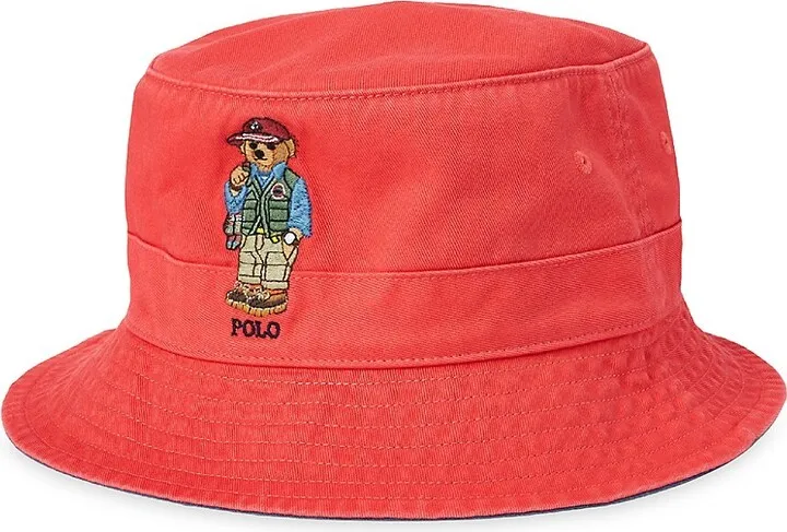 Polo Bear Twill Bucket Hat