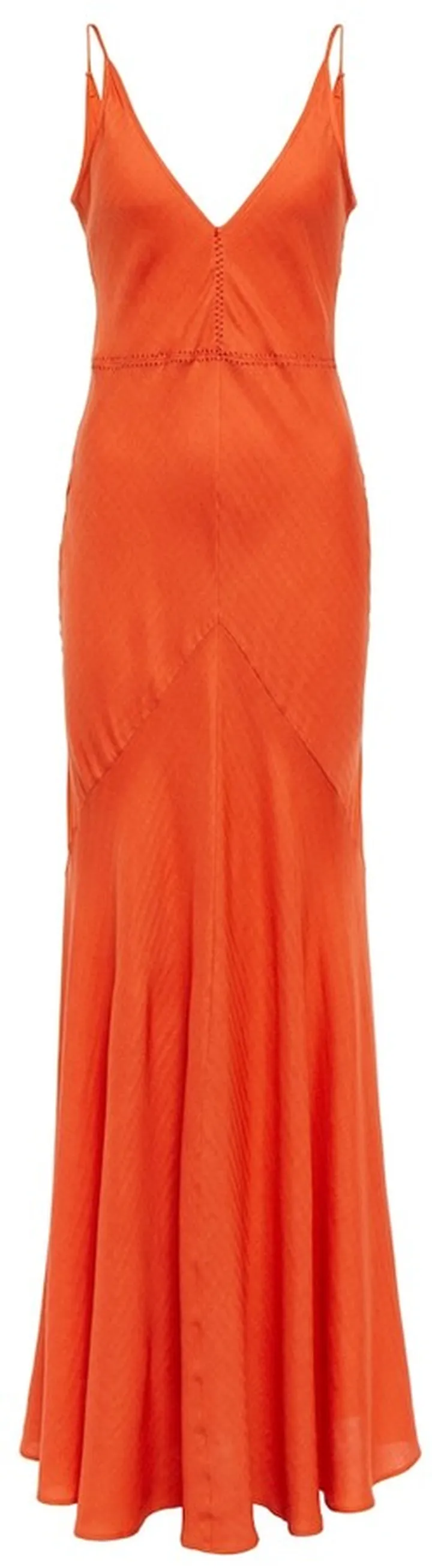 Brigita twill maxi dress
