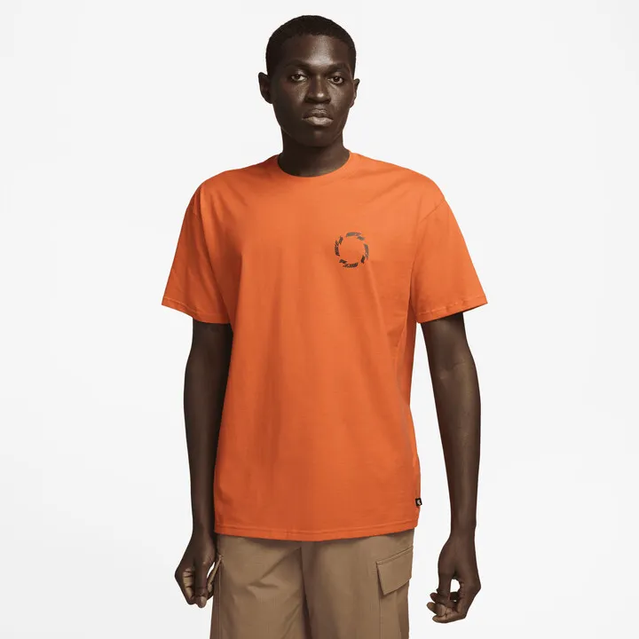 Men's Nike SB Skate T-Shirt in Orange