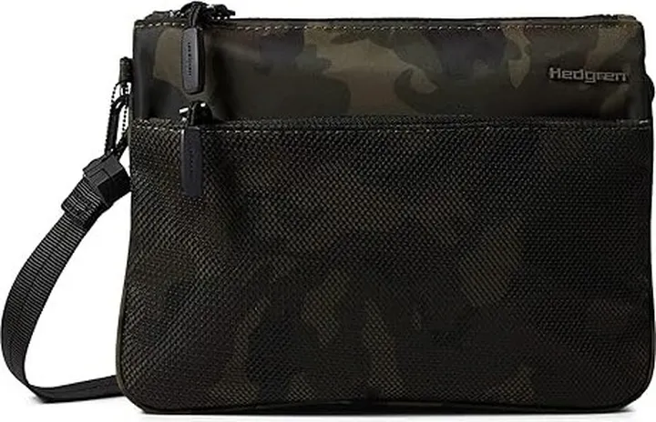 Hedgren Peak - Sustainably Made Crossbody (Olive Camo) Shoulder Handbags