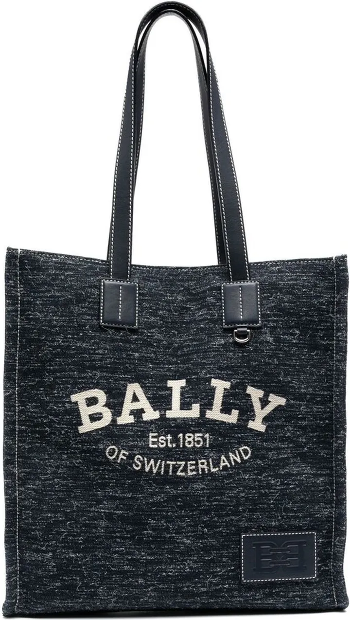 Crystalia logo-print tote bag