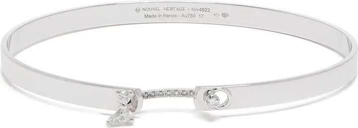 18kt white gold Cocktail Time Mode diamond bangle