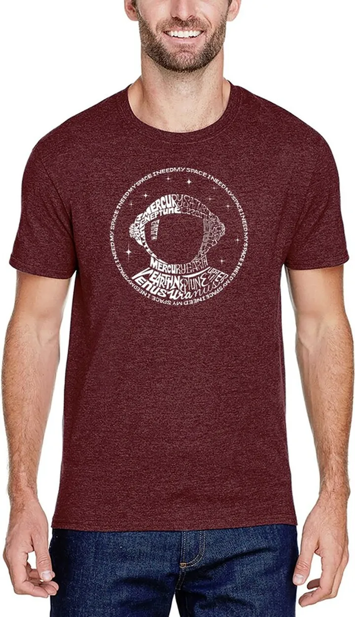 Men's Premium Blend Word Art I Need My Space Astronaut T-shirt