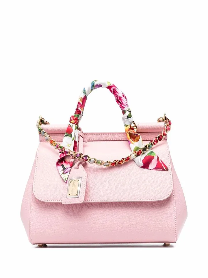 Sicily scarf-detail shoulder bag