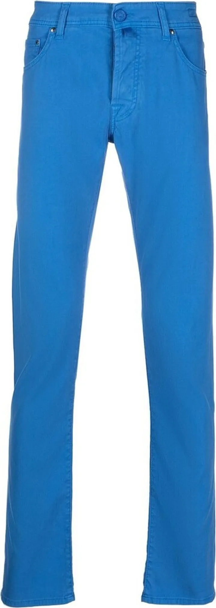 Logo-Patch Slim-Cut Trousers