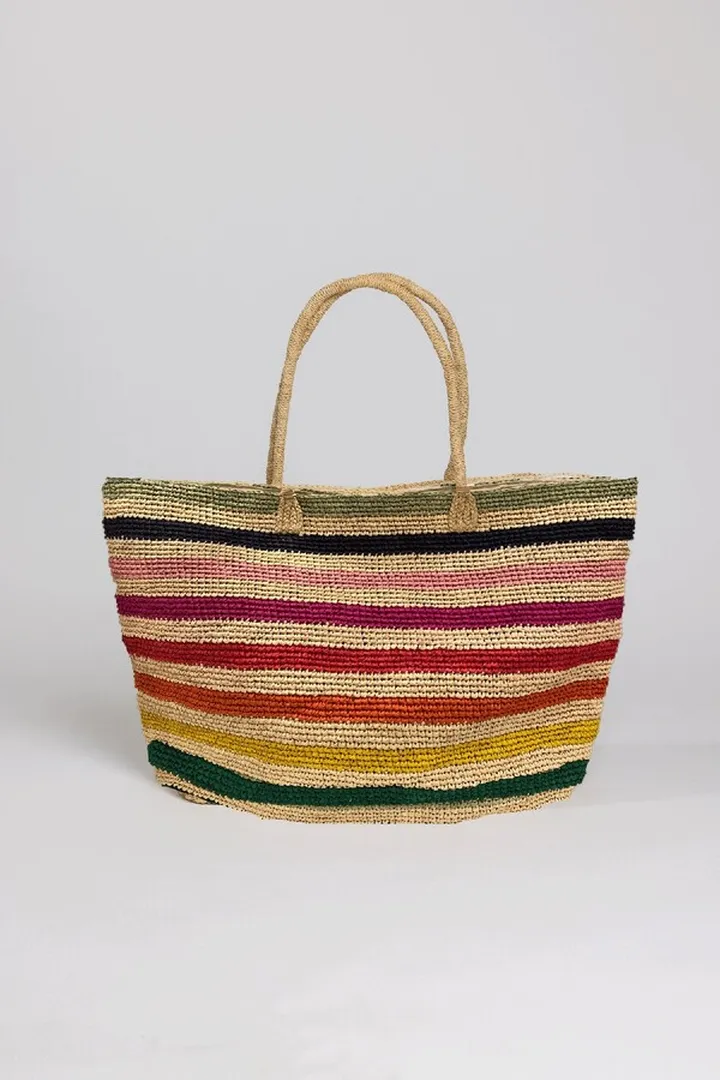 Aurora Raffia Tote
