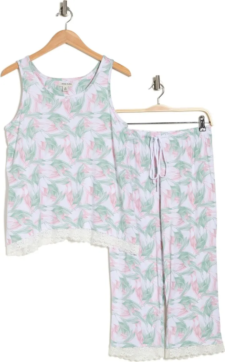 Sleeveless Capri Pajamas