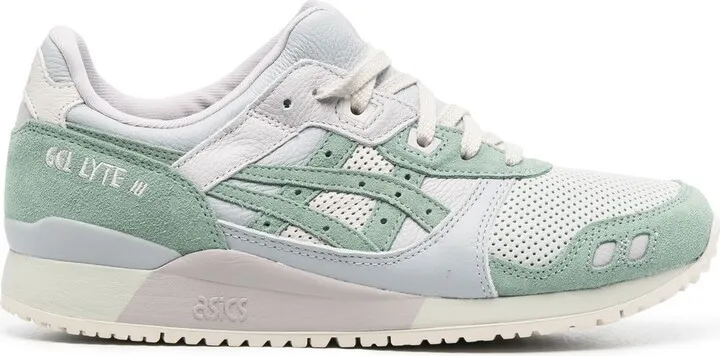 Mesh-Panel Low-Top Sneakers