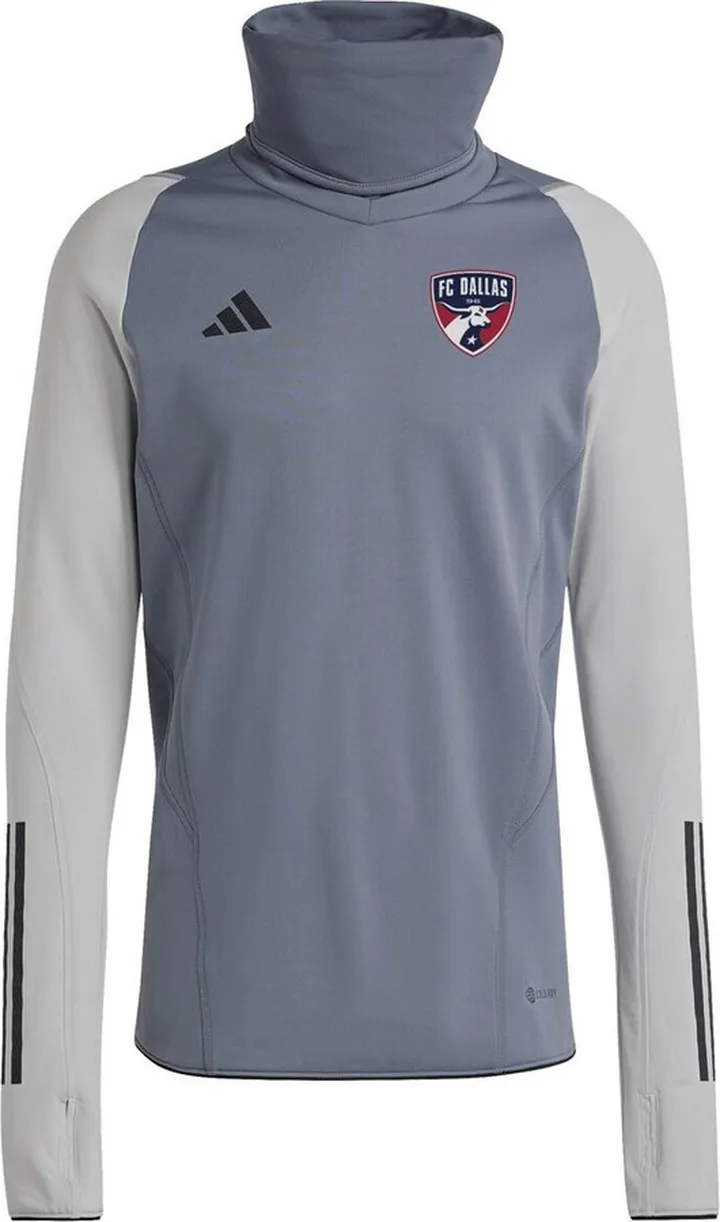 Men's adidas Gray Fc Dallas Warm Raglan Cold.rdy Top