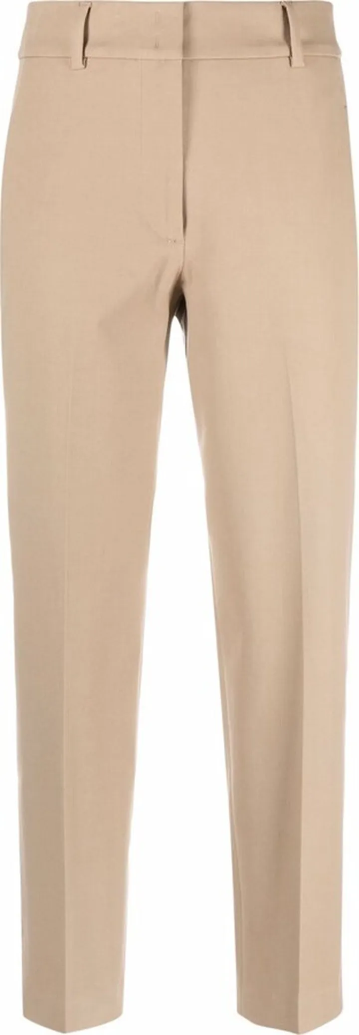 High-Waisted Cropped Trousers