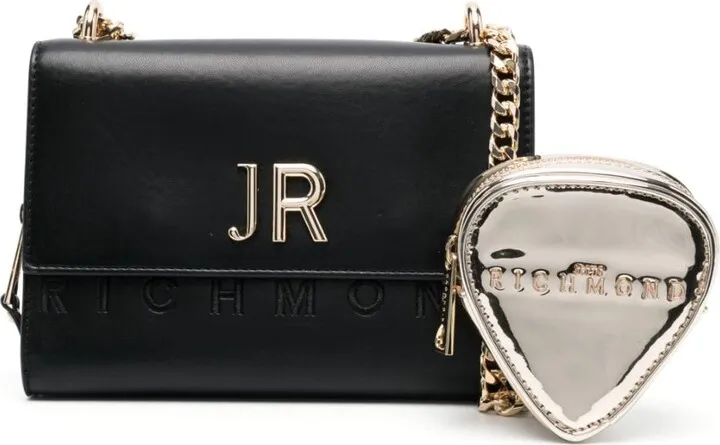 Monogram-Plaque Shoulder Bag