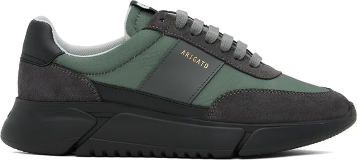 Axel Arigato Khaki & Gray Dice Lo Sneakers
