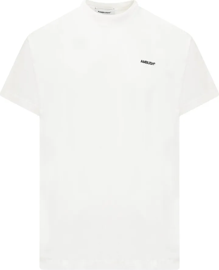 Ambush Logo Embroidered Crewneck T-Shirt